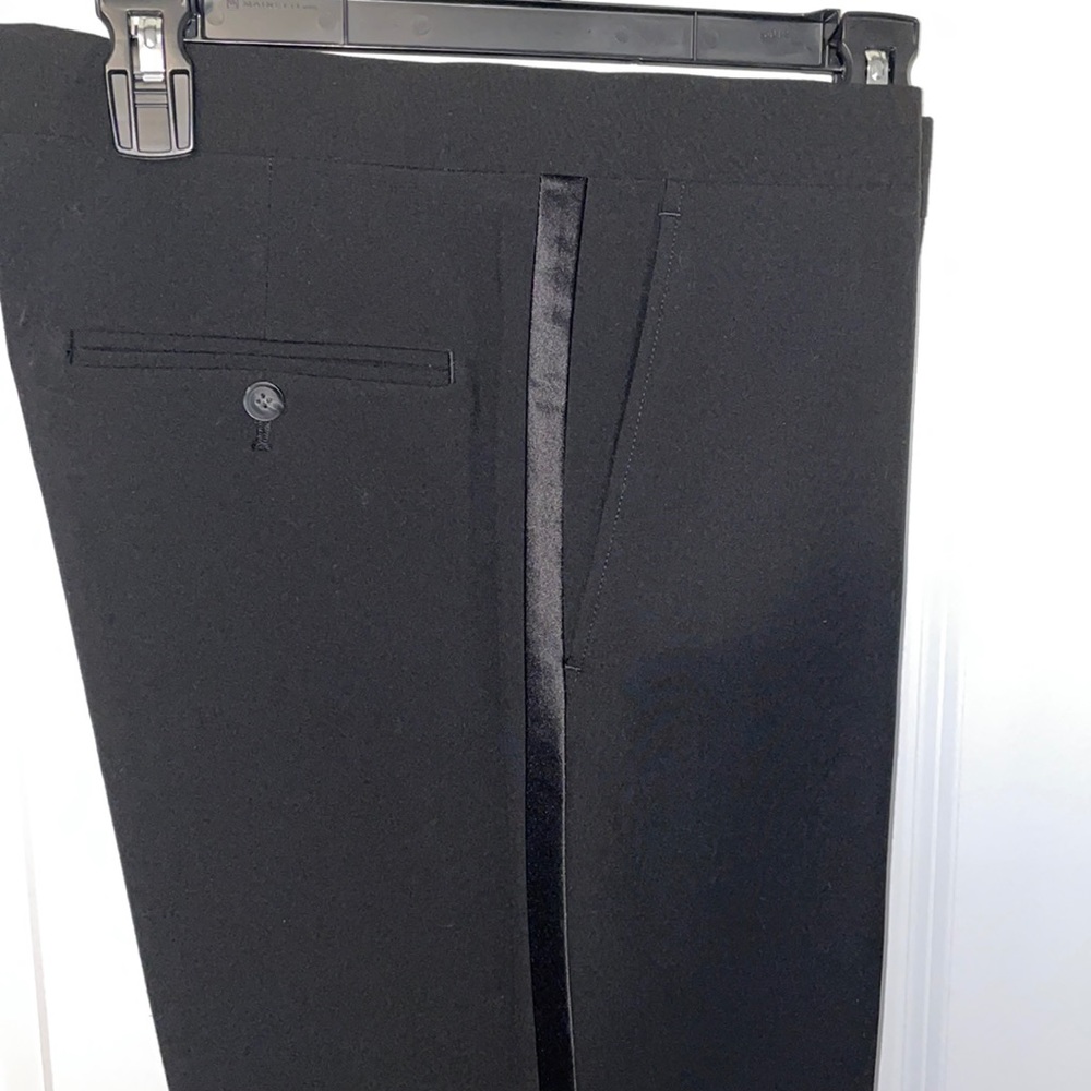 Black tuxedo pants